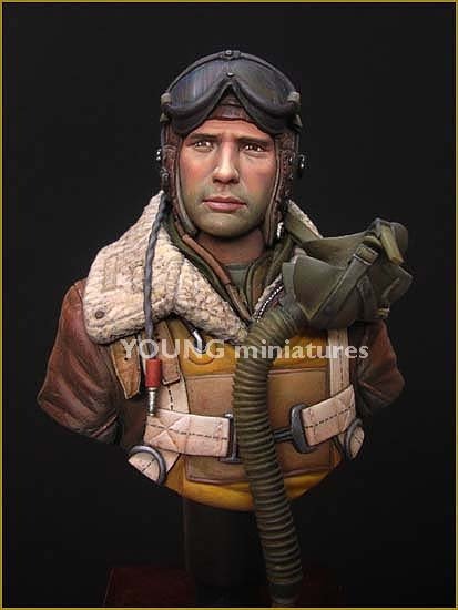 Young Miniatures YM1815 B-17 Waist Gunner ETO, 1944 1/10 – imagen 2