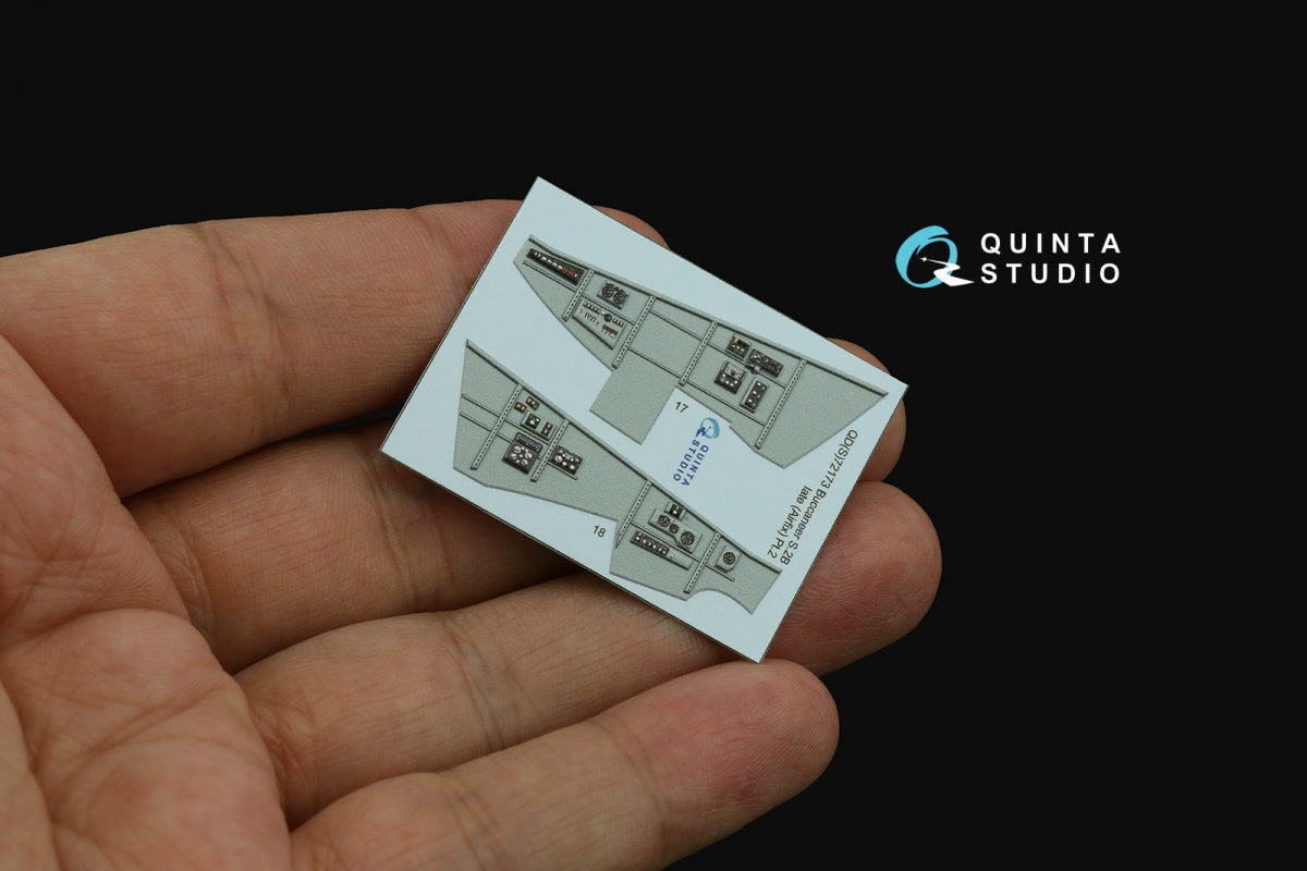 Quinta Studio QDS-72173 Blackburn Buccanneer S.2B Late 3D-Printed &amp;amp; coloured Interior on decal paper (Airfix) (small version) 1/72 – imagen 4