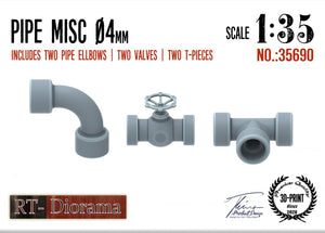 RT-Diorama 35690 Pipe Misc. 4mm 1/35 – Bild 2