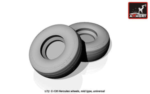 Armory Models AW72310 C-130 Hercules wheels, mid type 1/72 – immagine 4