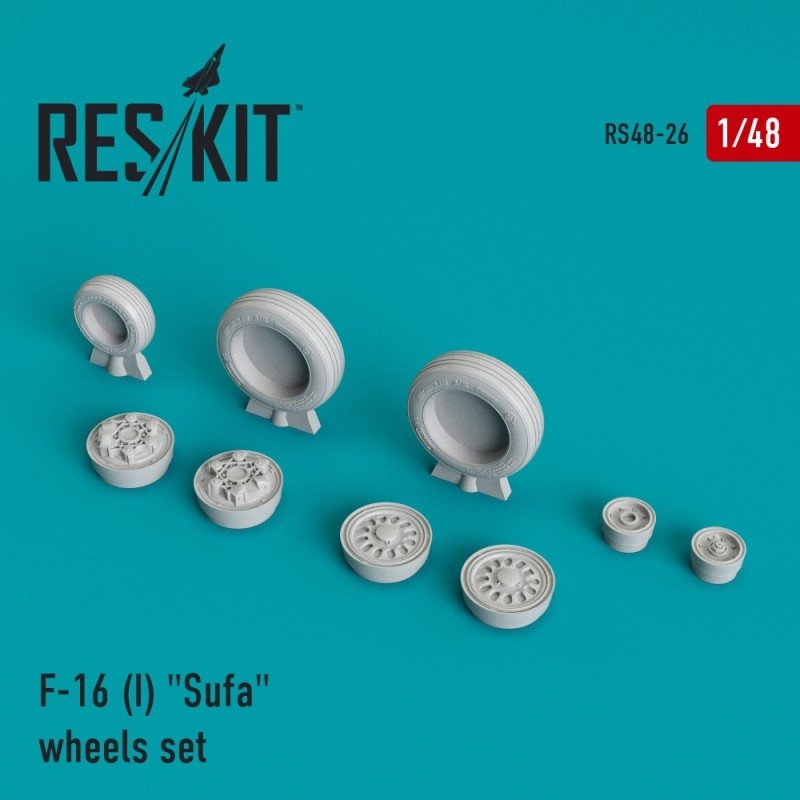 RESKIT RS48-0026 F-16 (I) "Sufa" wheels set 1/48