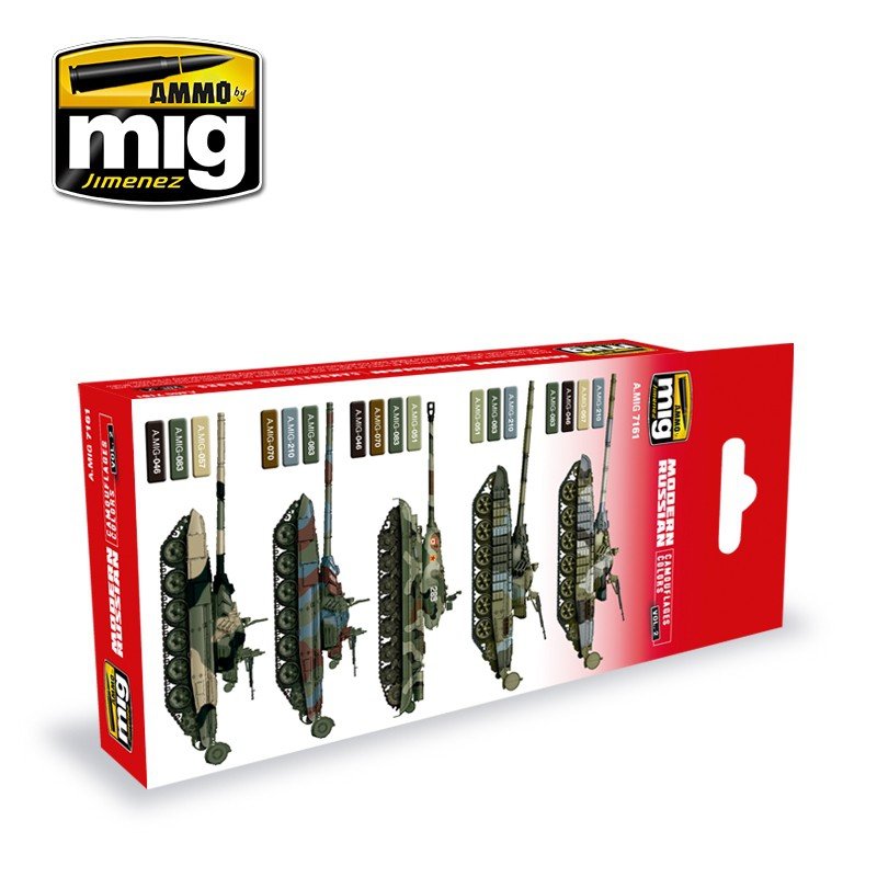 AMMO Mig 7161 Modern Russian Camo Colors Vol.2 (6x17ml) – zdjęcie 2
