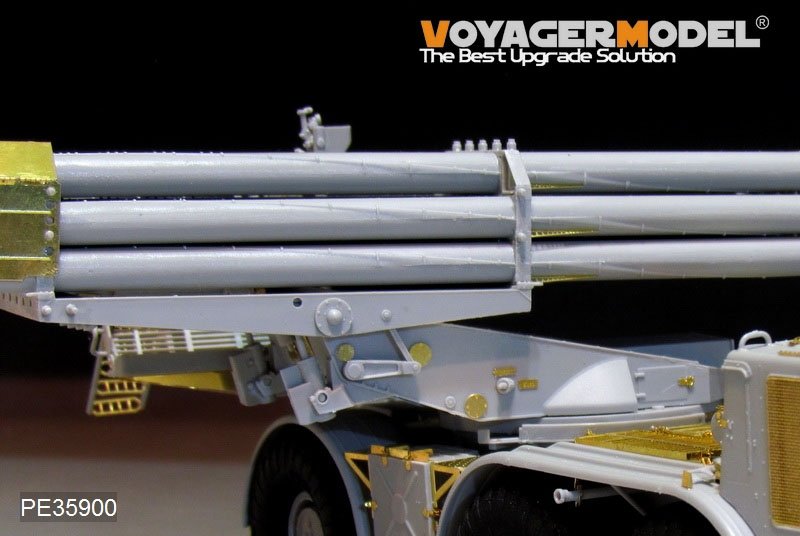 Voyager Model PE35900 Modern Russian 9P140 TEL of 9K57 Uragan(BM-27) MLRS Basic For TRUMPETER 1/35 – imagen 14