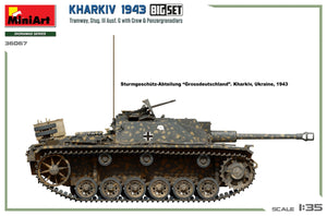 Miniart 36067 Kharkiv 1943: Tram &amp;amp; Stug. III Ausf. G w/Crew. BIG SET 1/35 – Bild 9