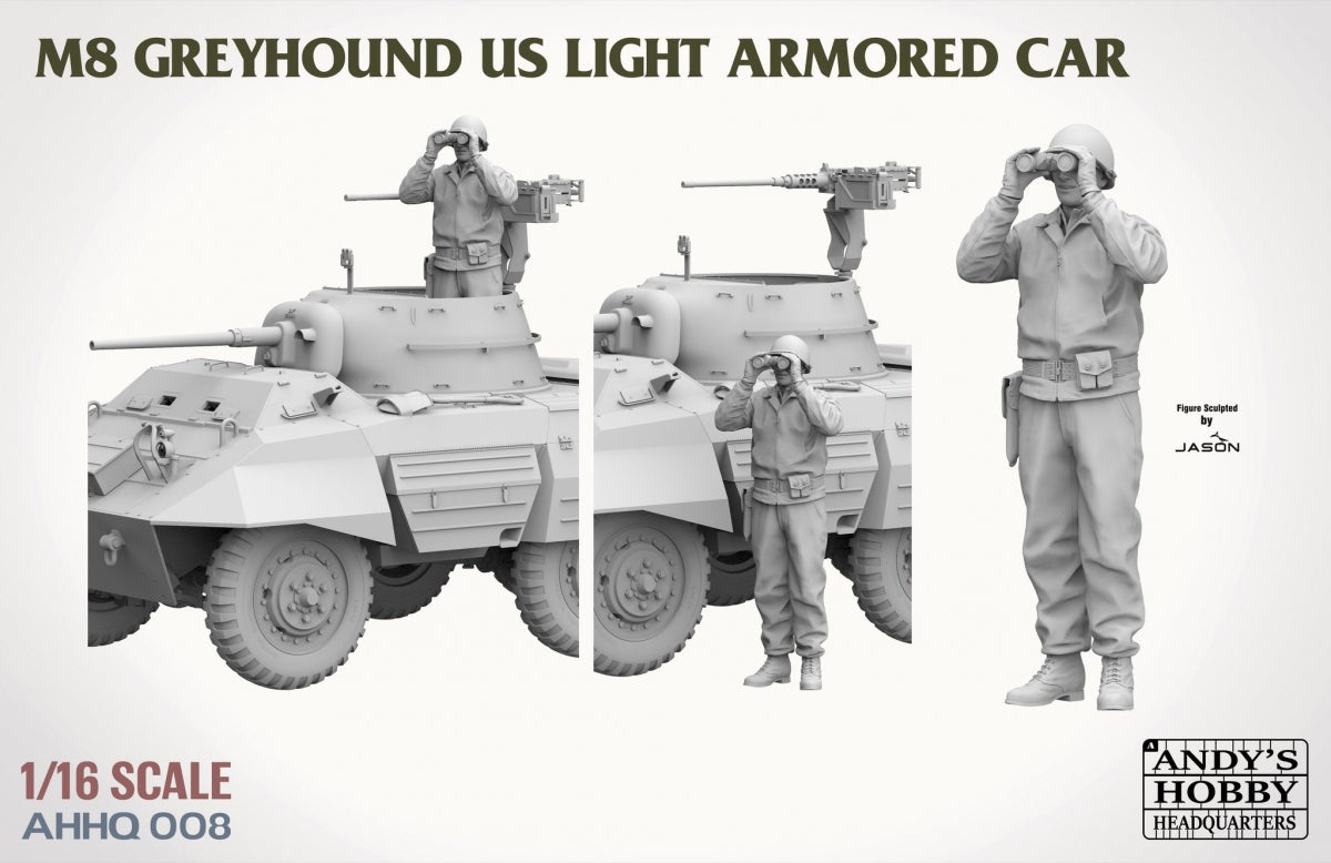 Andy&amp;#39;s Hobby Headquarters AHHQ-008 M8 Greyhound US light Armored Car 1/16 – Bild 6