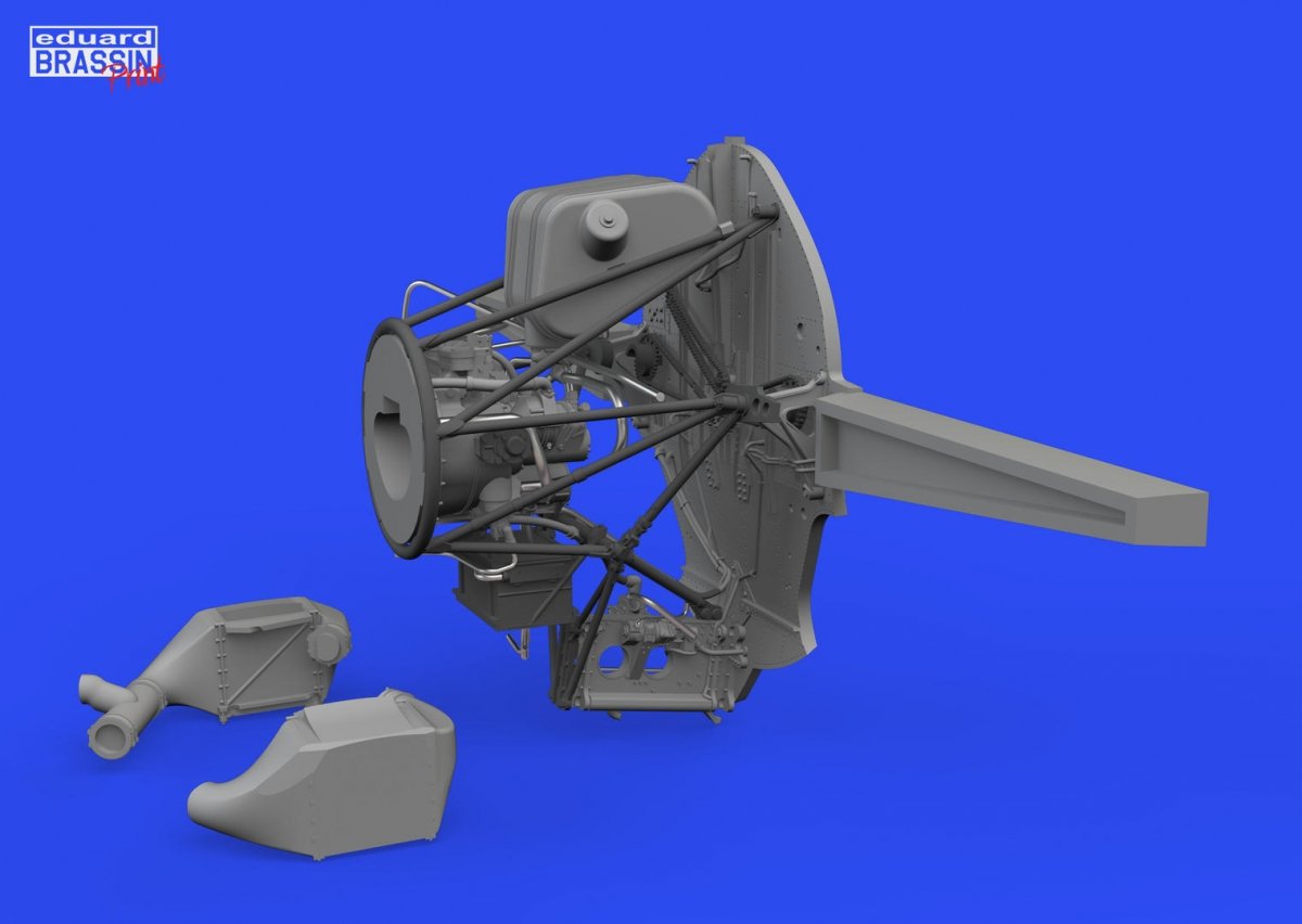 Eduard 648795 F4F-3 wheel bay PRINT EDUARD 1/48 – imagen 2