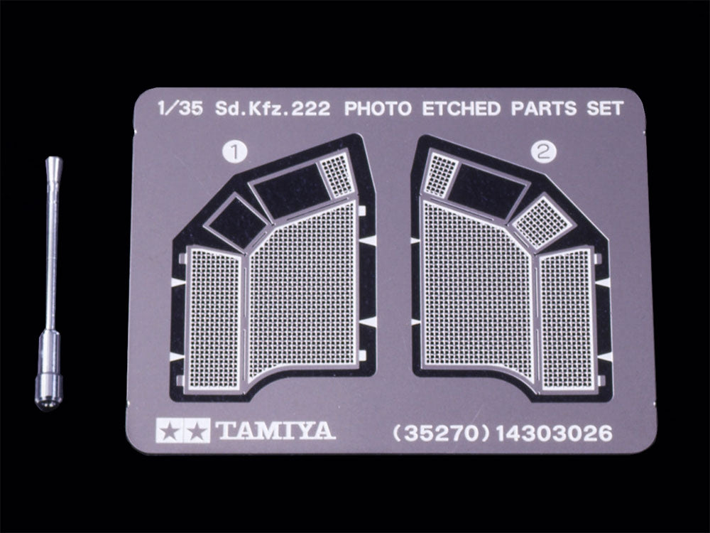 Tamiya 35270 Sd.Kfz.222 w/Photo Etched Parts 1/35 – imagen 4
