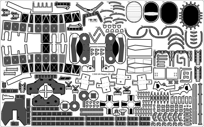 Pontos 35029F1 IJN NAGATO 1941 Detail Up Set 1/350 – imagen 28