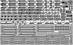 Pontos 23008F1 IJN MIKASA 1905 Detail Up Set 1/200 – Bild 32