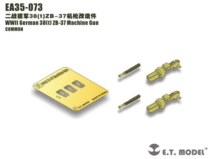 E.T. Model EA35-073 WWII German 38(t) ZB-37 Machine Gun For DRAGON Kit 1/35 – imagen 2