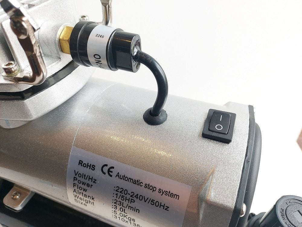 Compresseur sans huile Fine Art FA-20T 3 l avec filtre et réducteur Premium Line (S5000)  – image 5