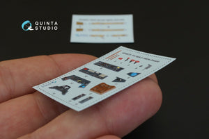 Quinta Studio QD48079 FW 190A-3 3D-Printed &amp;amp; coloured Interior on decal paper (for Eduard kit) 1/48 – imagen 4