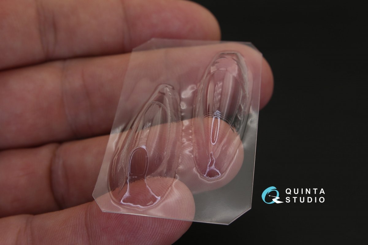 Quinta Studio QC72026 MiG-15 vacuformed clear canopy (for Eduard kit) 1/72 – imagen 3