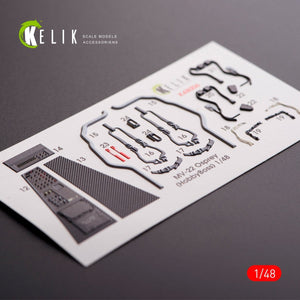 KELIK K48006 MV-22 OSPREY INTERIOR 3D DECALS FOR HOBBY BOS KIT 1/48 – imagen 3
