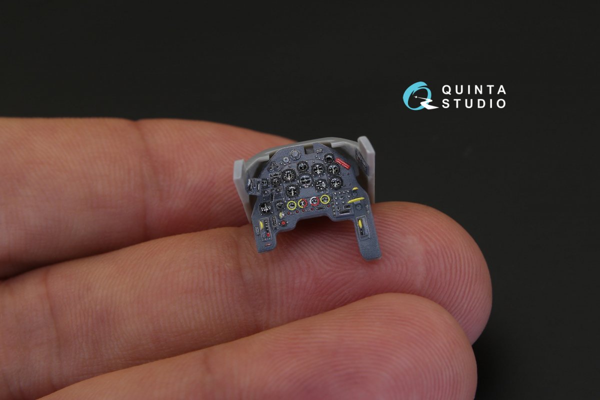 Quinta Studio QD48092 Ju 87D/G 3D-Printed &amp;amp; coloured Interior on decal paper (for Hasegawa kit) 1/48 – imagen 9