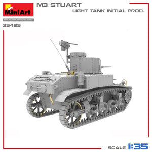 MiniArt 35425 M3 STUART LIGHT TANK, INITIAL PROD 1/35 – image 6