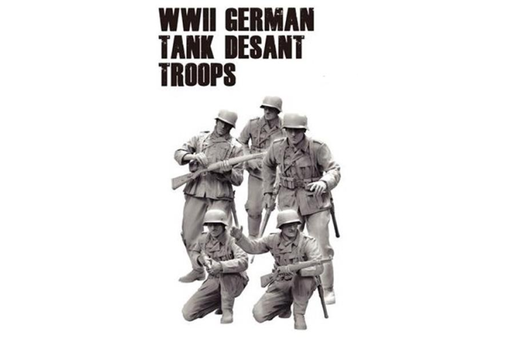 Das Werk DWF016 WWII German Tank Desant Troops 1/16