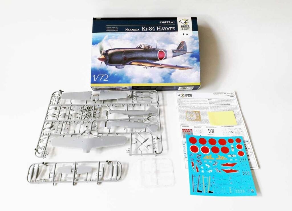 Arma Hobby 70051 Nakajima Ki-84 Hayate Expert Set 1/72 – imagen 4