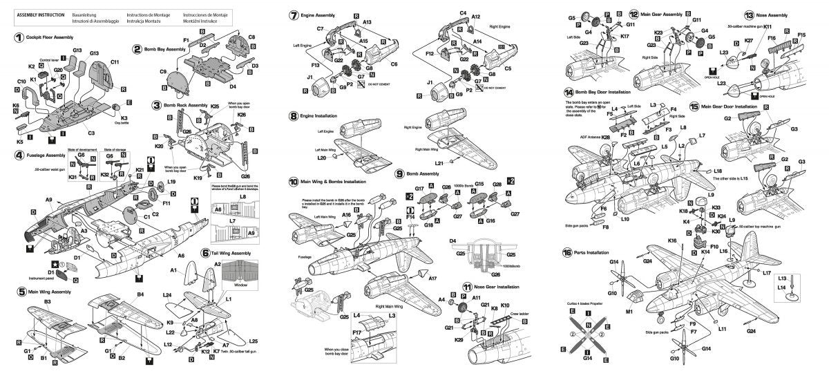 Hobby 2000 72058 B-26B Marauder ( HASEGAWA + CARTOGRAF + MASKI ) 1/72 – imagen 3