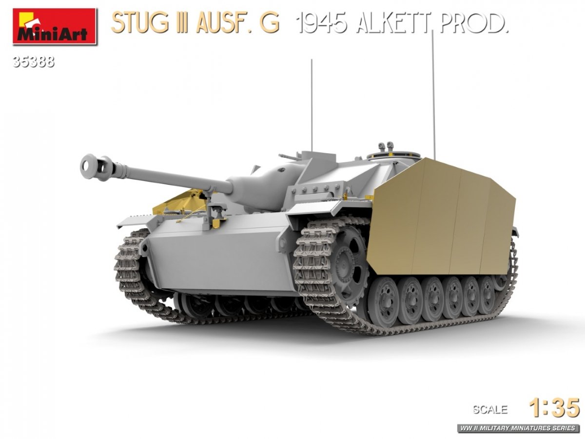 MiniArt 35388 STUG III AUSF. G 1945 ALKETT PROD. 1/35 – imagen 8