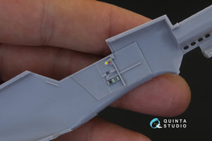 Quinta Studio QD48105 Bf 109C/D 3D-Printed &amp;amp; coloured Interior on decal paper (for Modelsvit kit) 1/48 – immagine 6