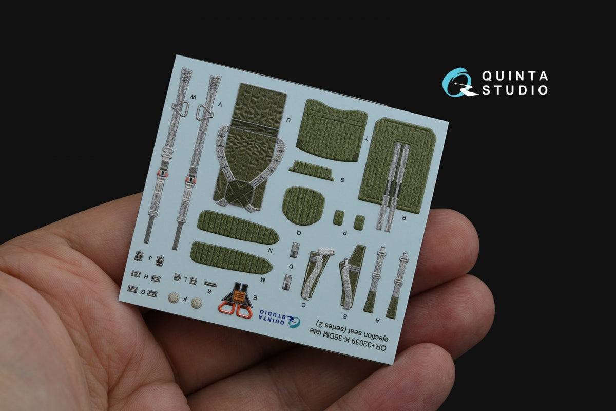 Quinta Studio QR+32039 Siège éjectable K-36DM Série 2 (version tardive) (pour avions MiG-29, MiG-31, Su-27, Su-33, Su-34 depuis 2008) (Toutes les maquettes) 1/32 – image 4