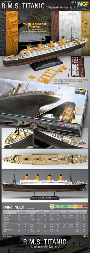 Maquette Academy 14214 RMS TITANIC 1/700 – image 2