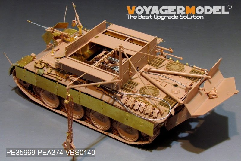 Voyager Model PE35969 WWII German Bergepanther Ausf.A (Early type,Panther A tool holders) Basic For MENG SS-015 1/35 – imagen 9