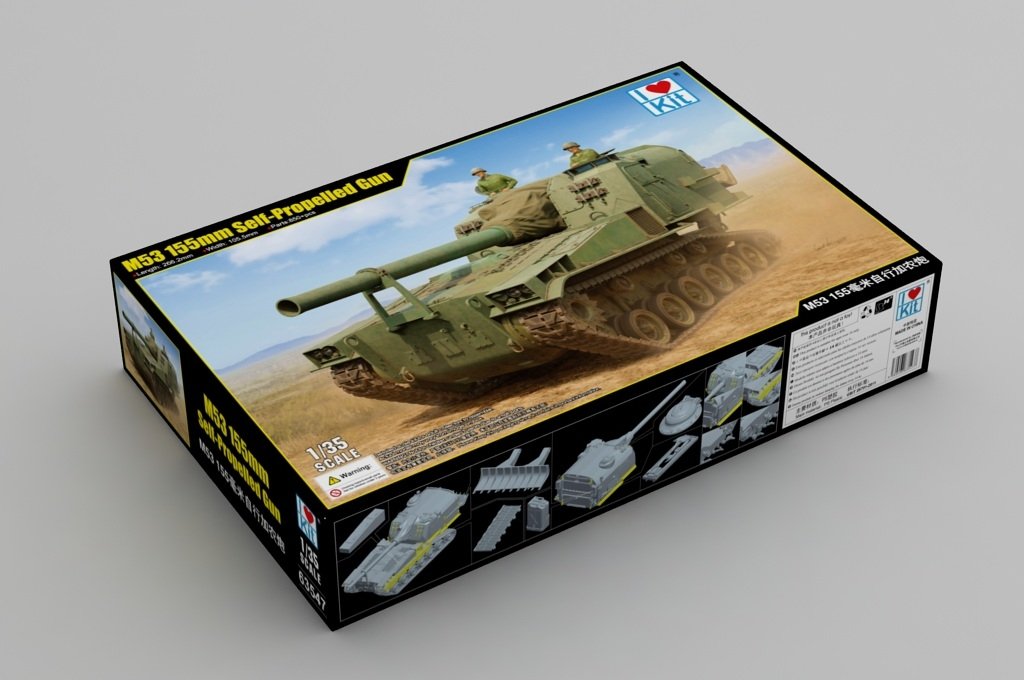 J'adore le kit 63547 M53 Obusier automoteur de 155 mm au 1/35
