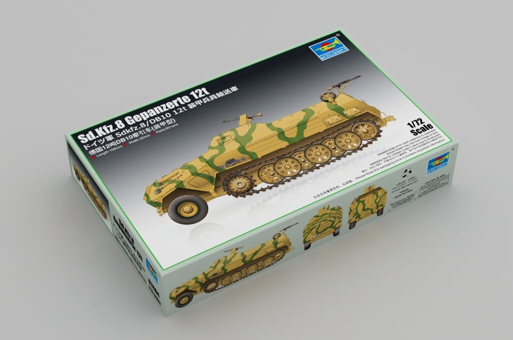 Trumpeter 07404 Sd.Kfz.8 Gepanzerter Zugkraftwagen 12t 1/72 – imagen 2