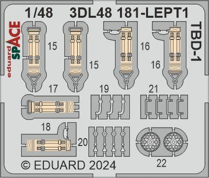 Eduard 3DL48181 TBD-1 SPACE HOBBY BOSS 1/48 – immagine 2