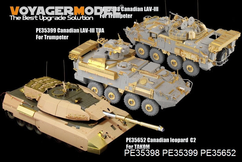 Voyager Model PE35652 Modern Canadian Leopard C2 MEXAS MBT For TAKOM 2003 1/35 – immagine 12