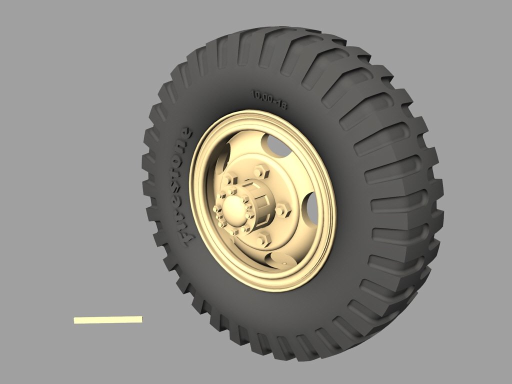 Panzer Art RE35-335 Marmon-Herrington road wheels (Dunlop) 1/35 – imagen 2