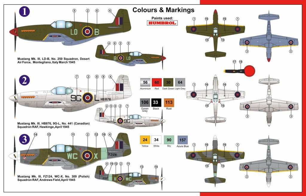 AZmodel AZ7568 Mustang Mk.III Dorsal fin 1/72 – Bild 2