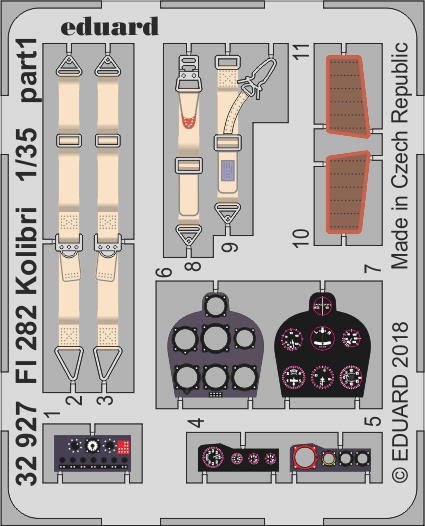 Eduard 32927 Fl 282 Kolibri MINIART 1/35