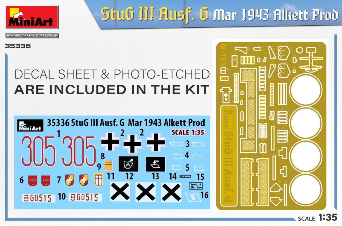 Mini Art 35336 StuG III Ausf. G mars 1943 Alkett Prod 1/35 – image 2