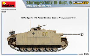 Mini Art 35338 Sturmgeschutz III Ausf. G APRIL 1943 ALKETT PROD. INTERIOR KIT 1/35 – Bild 6