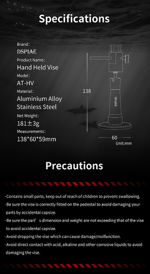 DSPIAE AT-HV Handheld Vise – zdjęcie 10