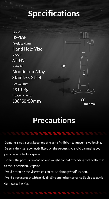 DSPIAE AT-HV Handheld Vise – zdjęcie 10