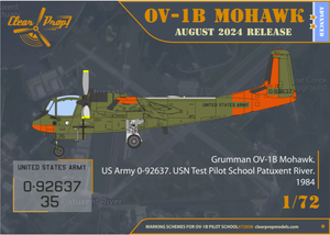 Clear Prop! CP72038 OV-1B Mohawk &amp;quot;Pilot School&amp;quot; ADVANCED KIT 1/72 – imagen 5