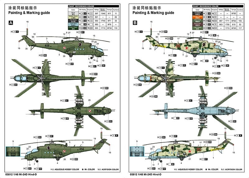 Trumpeter 05812 Mi-24D Hind-D 1/48 – image 4
