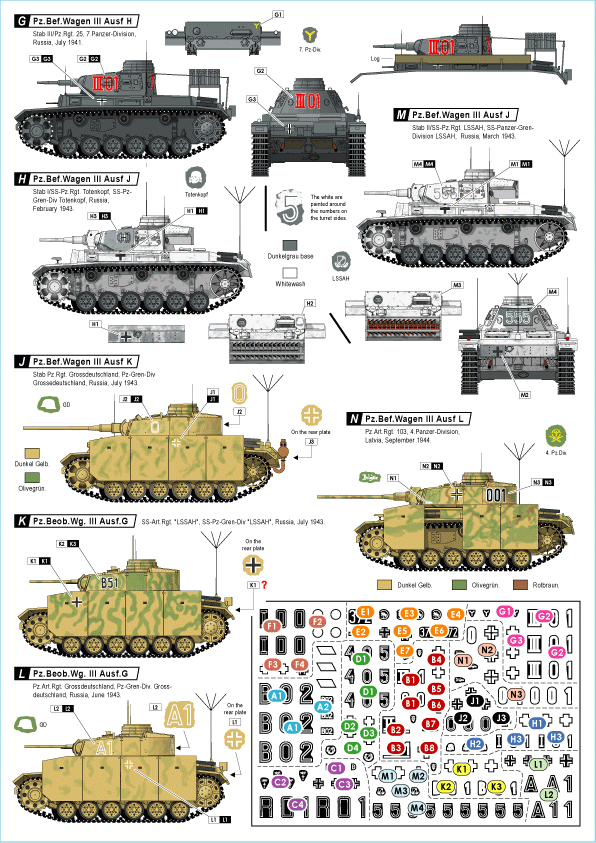 Star Decals 72-A1004 Befehlspanzer # 2 1/72 – imagen 2
