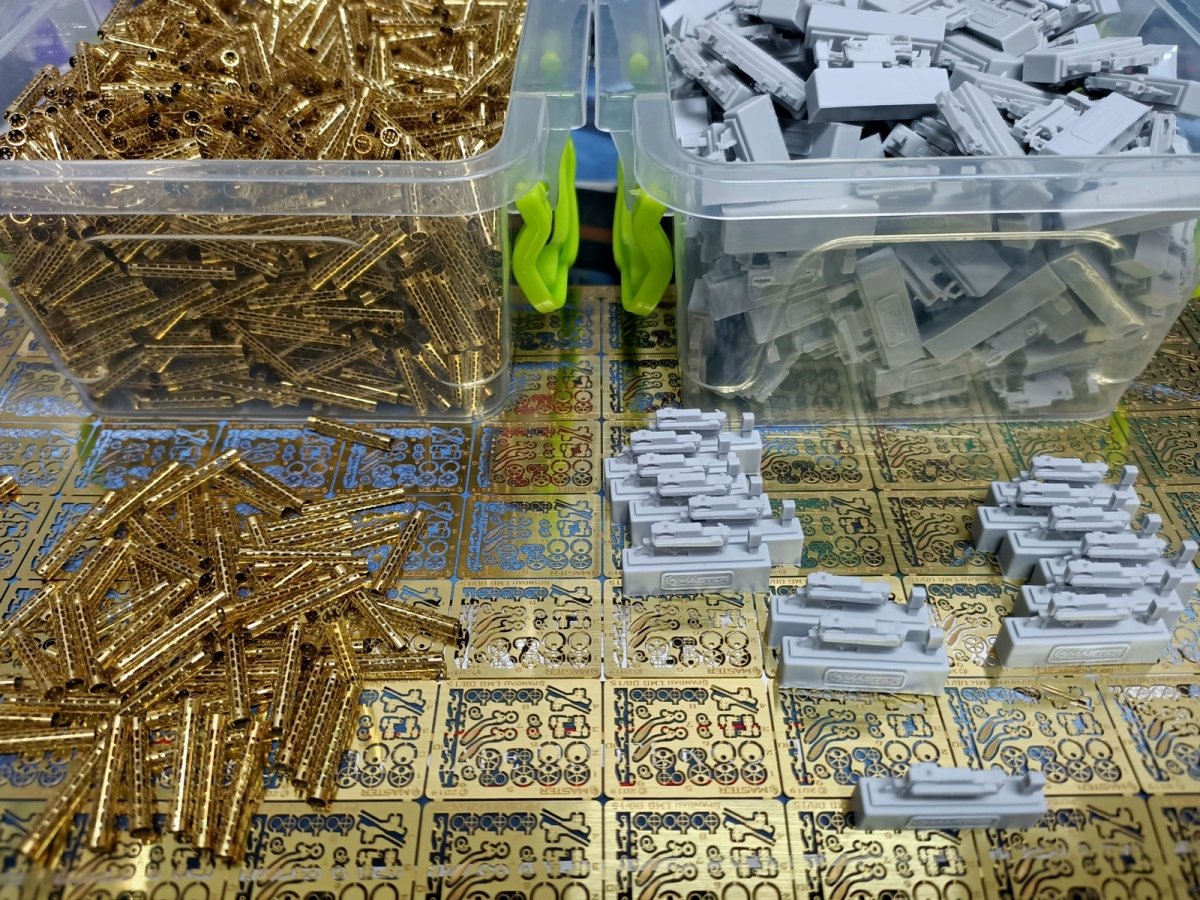 Master AM-32-121 German WWI Spandau LMG 8/15 machine gun (2 pcs.) (resin, turned and photo-etched parts) 1/32 – image 9