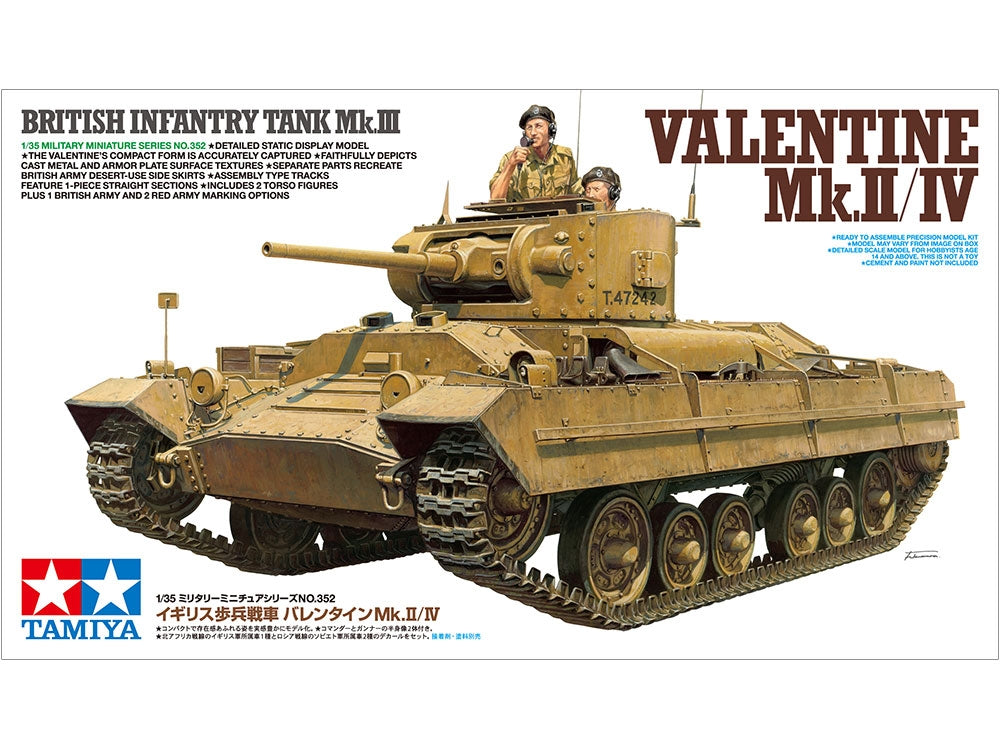 Tamiya 35352 British Infantry Tank Mk. III Valentine Mk. II/ IV 1/35 – Bild 2