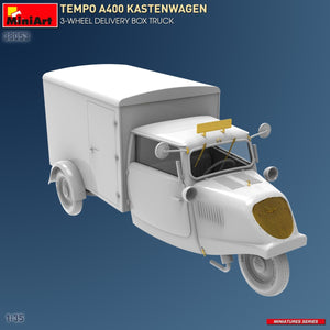 MiniArt 38053 TEMPO A400 KASTENWAGEN 3-WHEEL DELIVERY BOX TRUCK 1/35 – Bild 3