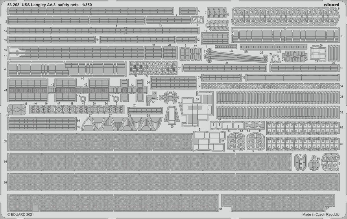 Eduard BIG5361 USS Langley AV-3 TRUMPETER 1/350 – Bild 4