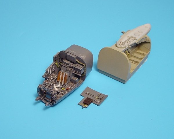Aires 4164 Ar 234B BLITZ wheel bay &amp; cockpit set 1/48 Hasegawa