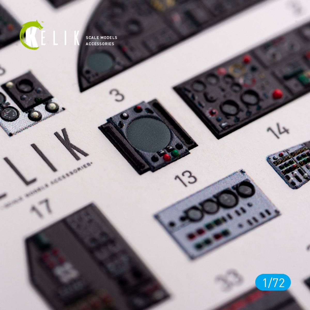 KELIK K72065 Handley Page Victor B Mk2 interior 3D decals for Airfix kit 1/72 – immagine 7