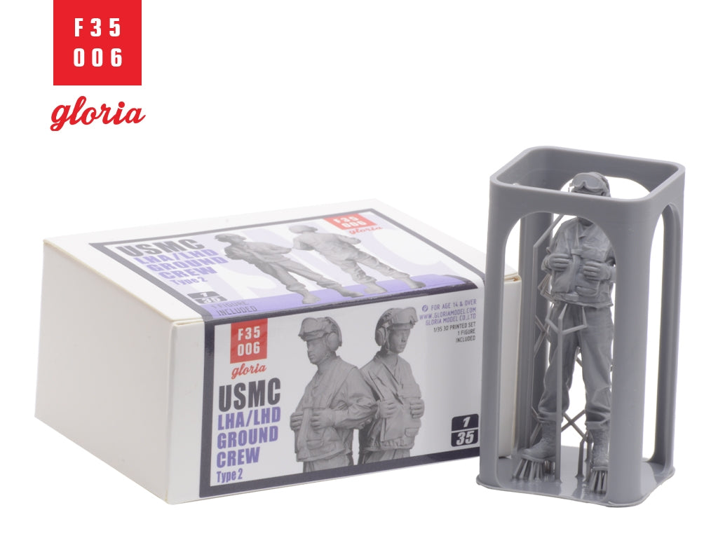 Gloria F35006 USMC LHA/LHD Ground Crew (Type 2) 1/35 – imagen 3