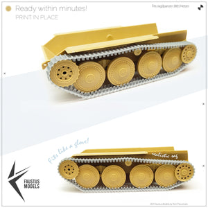 Faustus Models FM35052 Jagdpanzer 38(t) “Hetzer” Tracks – Type A [Lazy Tracks] 1/35